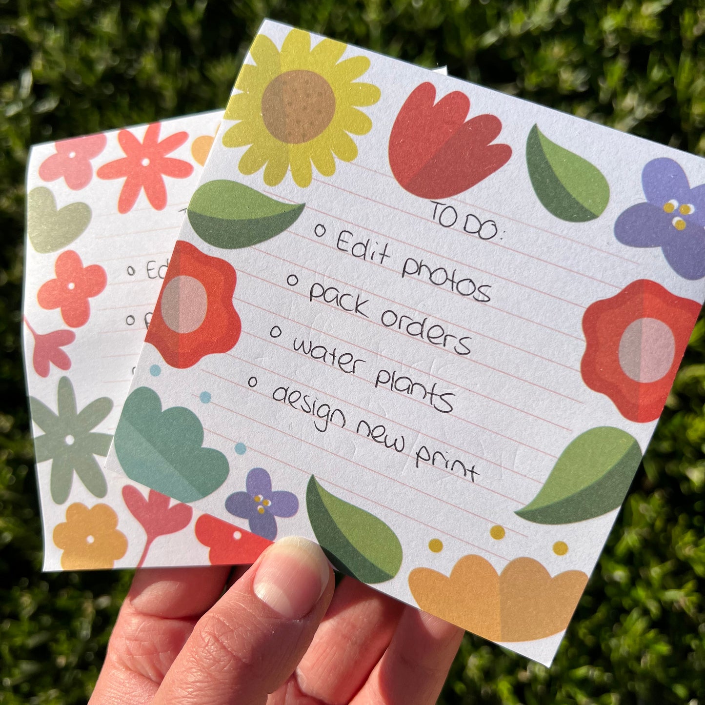 Flora Minis Sticky Note