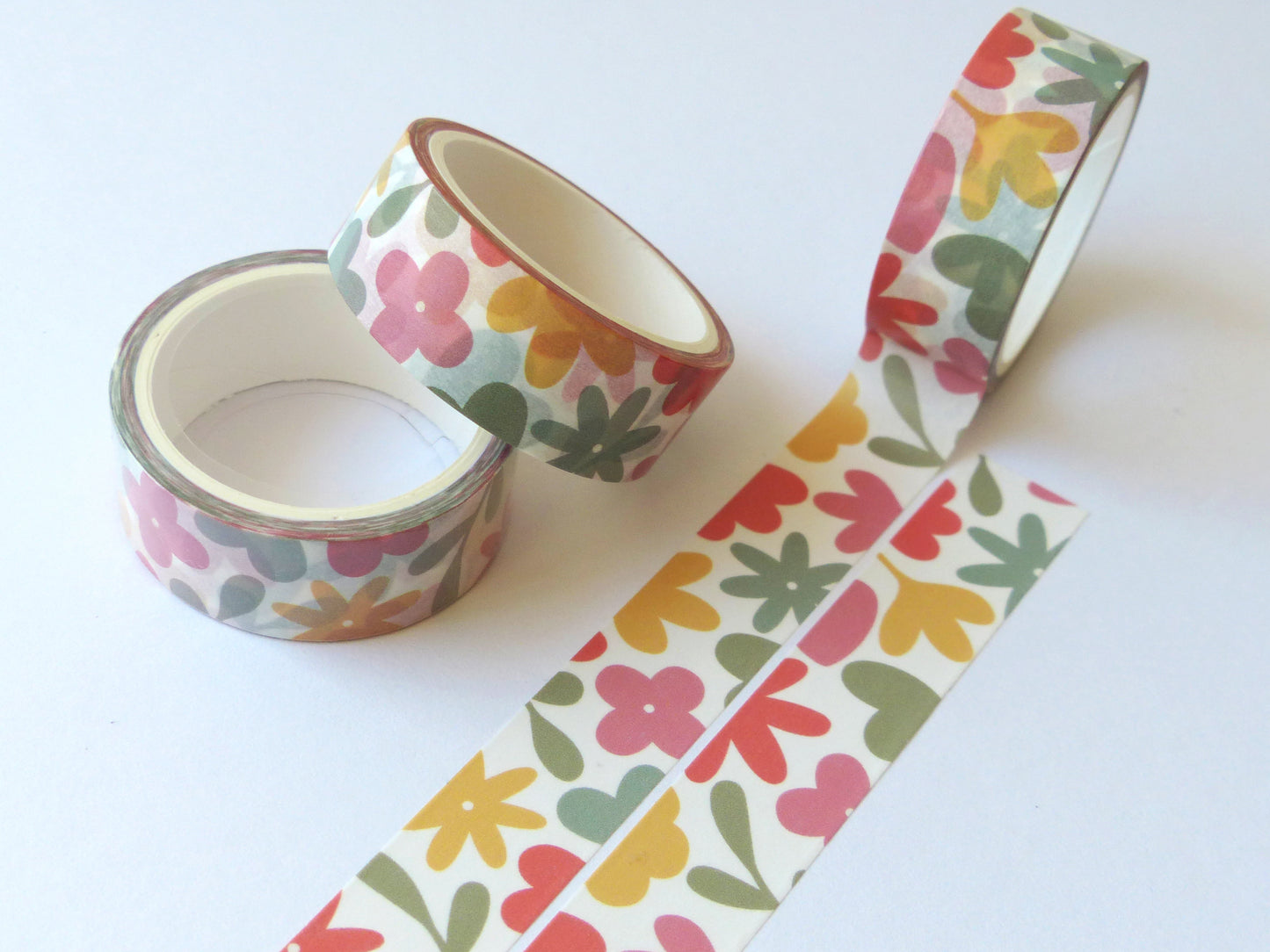 Floral Pastel Washi