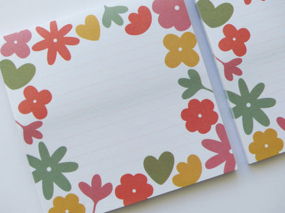 Floral Pastels Sticky Note